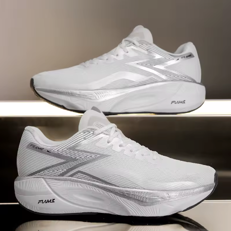 Zapatillas White Metallic Silver Black