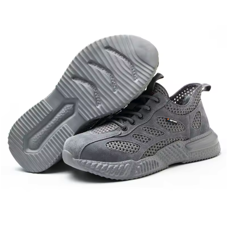 Zapatillas Gris / Plata Pura