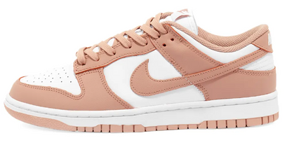side view nike dunk low rose whisper