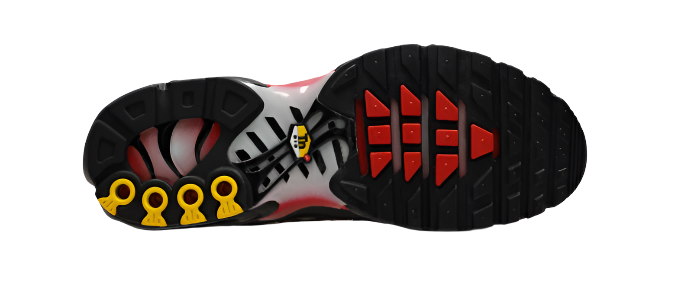 Zapatillas  Red Black White